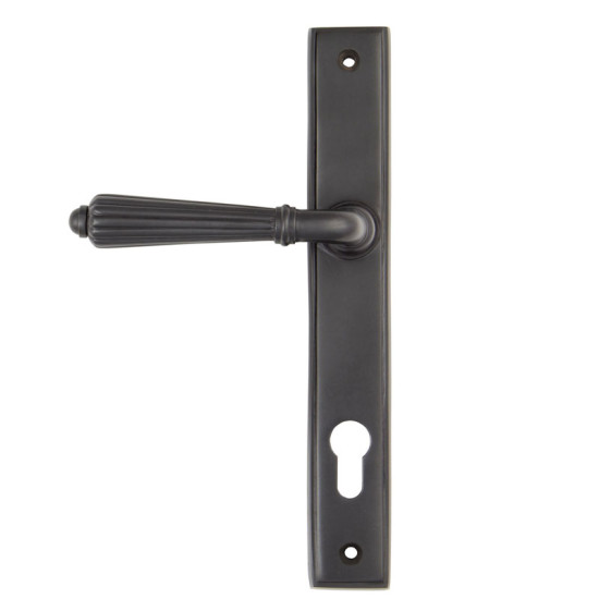 Hinton Slimline Sprung Lever Espagnolette - Aged Bronze