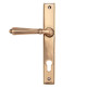Hinton Slimline Sprung Lever Espagnolette - Polished Bronze