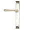 Newbury Slimline Sprung Lever Latch Set - Polished Nickel