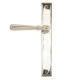 Newbury Slimline Sprung Lever Latch Set - Polished Nickel