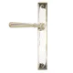 Newbury Slimline Sprung Lever Latch Set - Polished Nickel