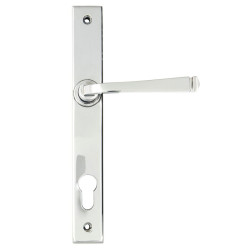 Avon Slimline Sprung Lever Espagnolette - Polished Chrome