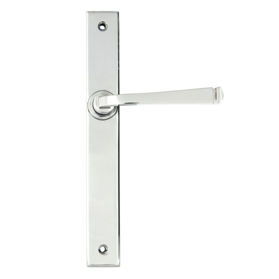 Avon Slimline Sprung Lever Latch Set - Polished Chrome