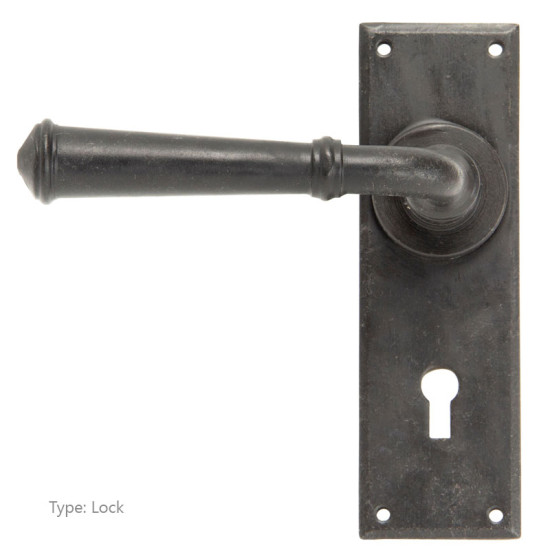 Blacksmith External Beeswax Regency Lever Door Handle