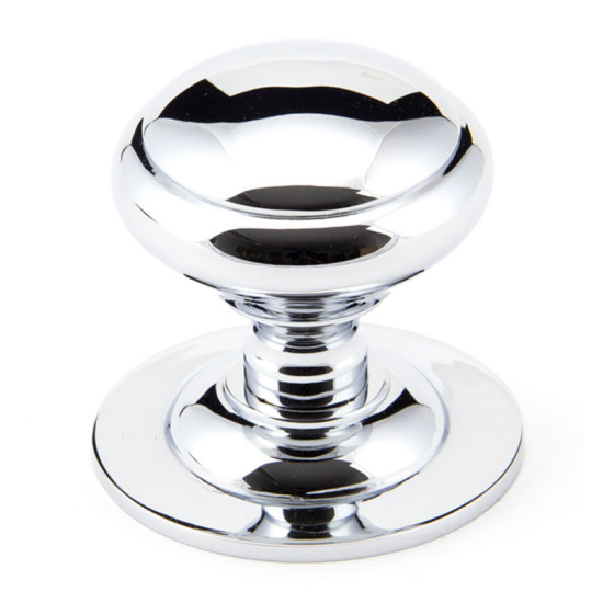 Centre Door Knob - Polished Chrome Finish