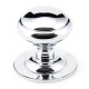 Centre Door Knob - Polished Chrome Finish