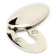 Polished Nickel Oval Escutcheon & Cover