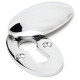 Polished Chrome Oval Escutcheon & Cover