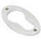 Satin Chrome Oval Euro Escutcheon