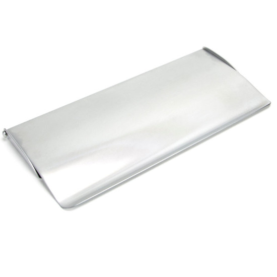 Satin Chrome Internal Letter Plate Cover