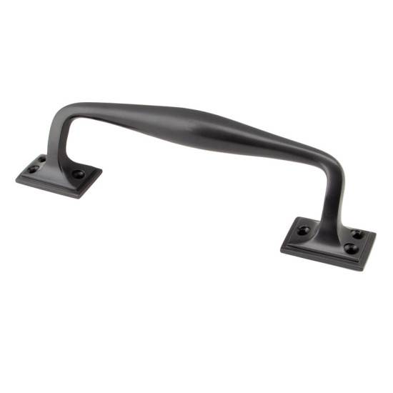 Period Art Deco Pull Handle - Aged Bronze