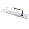 Period Art Deco Pull Handle on Backplate - Polished Chrome