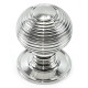 Grand Polished Chrome Beehive Door Knobs