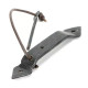 External Blacksmith Beeswax Locking Screw on Staple Gothic End