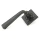 Blacksmith External Beeswax Avon Lever Door Handle on Square Rose Set - Unsprung