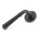 Blacksmith External Beeswax Regency Lever Door Handle on Round Rose Set - Sprung