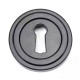 Traditional Blacksmith Art Deco Round Escutcheon