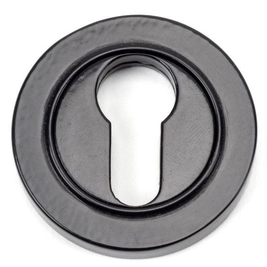 Traditional Blacksmith Round Euro Escutcheon