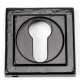 Traditional Blacksmith Square Euro Escutcheon