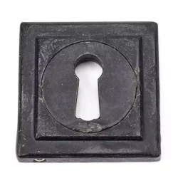 Blacksmith External Beeswax Square Escutcheon