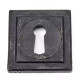 Blacksmith External Beeswax Square Escutcheon