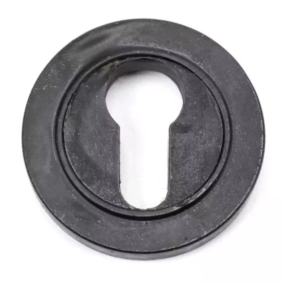 Blacksmith External Beeswax Round Euro Escutcheon