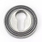 Blacksmith Pewter Patina Beehive Round Euro Escutcheon