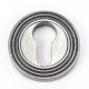 Blacksmith Pewter Patina Beehive Round Euro Escutcheon