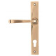 Avon Slimline Sprung Lever Espagnolette - Polished Bronze