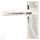 Hammered Newbury Lever - Polished Nickel