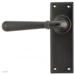 Hammered Newbury Lever - Aged Bronze