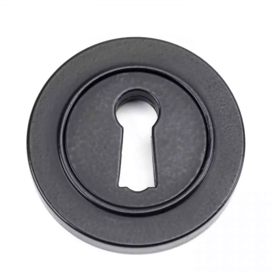 Matt Black Round Escutcheon