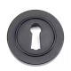 Matt Black Round Escutcheon