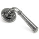 Blacksmith Pewter Patina Regency Lever Door Handle on Rose Set - Unsprung