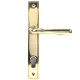 Newbury Slimline Sprung Lever Espagnolette - Polished Brass