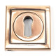 Polished Bronze Square Escutcheon