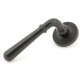 Newbury Lever on Beehive Rose Set - Aged Bronze