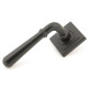 Newbury Lever on Square Rose Set - Aged Bronze
