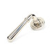 Polished Nickel Newbury Lever on Art Deco Rose Set - Unsprung