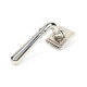 Polished Nickel Newbury Lever on Square Rose Set - Unsprung