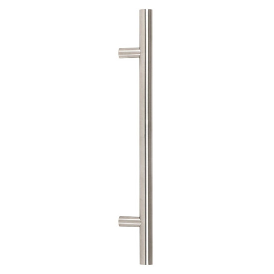 T Bar Handle with Bolt Fixings - Satin Marine Stainless Steel