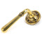 Aged Brass Newbury Lever on Rose Set - Unsprung