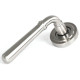 Newbury Lever on Art Deco Rose Set - Satin Marine Stainless Steel