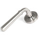Newbury Lever on Beehive Rose Set - Satin Marine Stainless Steel