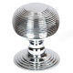 Beehive Centre Door Knob - Polished Chrome