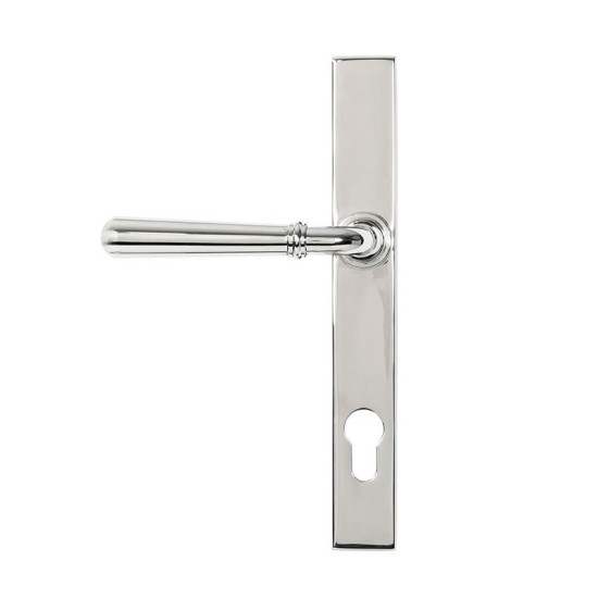 Newbury Slimline Sprung Lever Espagnolette - Polished Marine Stainless Steel