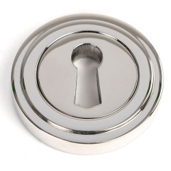 Polished Marine Stainless Steel Art Deco Escutcheon
