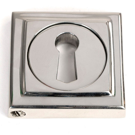 Polished Marine Stainless Steel Square Escutcheon