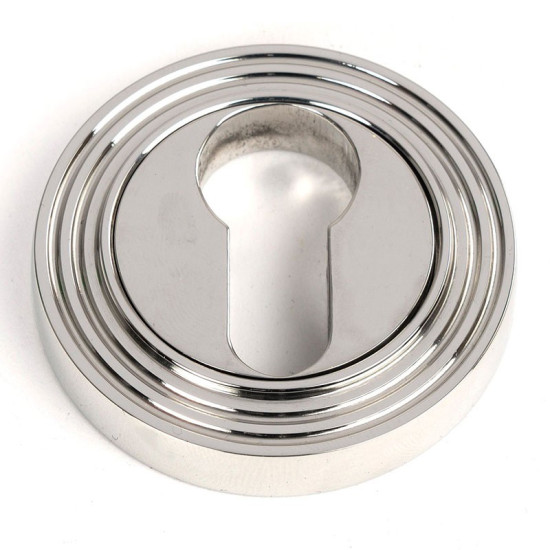 Polished Marine Stainless Steel Beehive Euro Escutcheon
