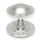Art Deco Centre Door Knob - Polished Marine Stainless Steel